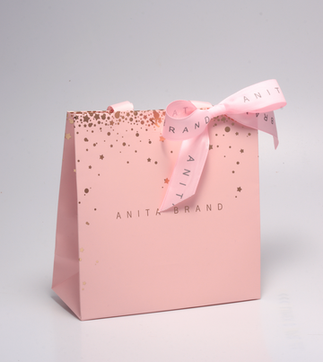 GIFT BAG PINK  ( 18 * 18 * 8)