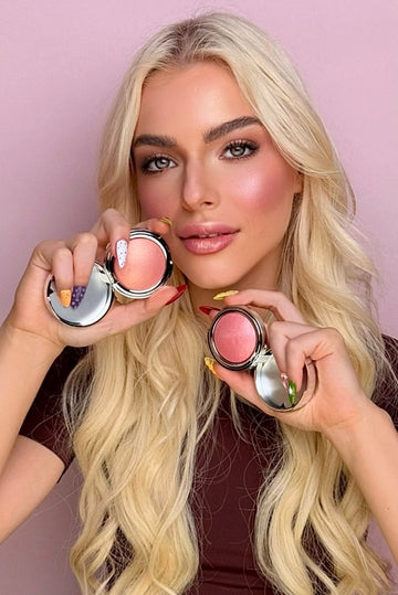 ÉCLAT GALACTIQUE  Bundle of 4 BOUNCY BLUSH HIGHLIGHTER  with FREE ÉCLAT GALACTIQUE BRUSH
