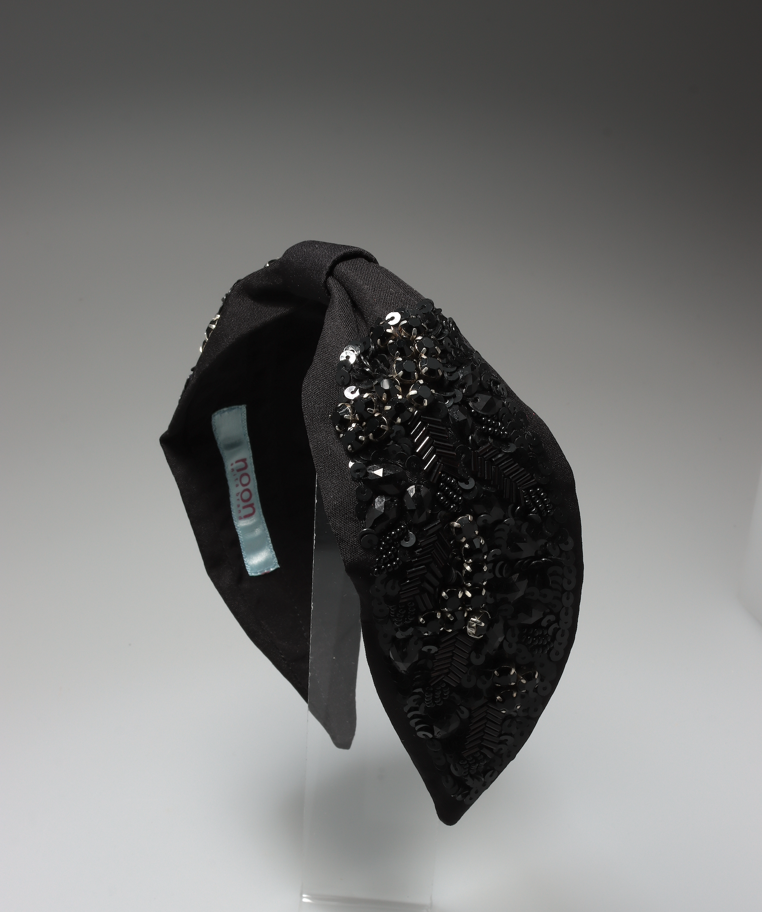 NOON HANDMADE HEADBAND BLACK