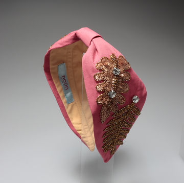 NOON HANDMADE HEADBAND DARK DUSTY PINK
