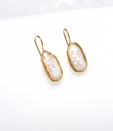 FRESHWATER PEARL EARRINGS MADE IN ITALY