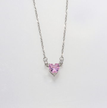 PINK HEART NECKLACE