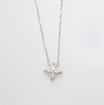 WHITE STAR NECKLACE