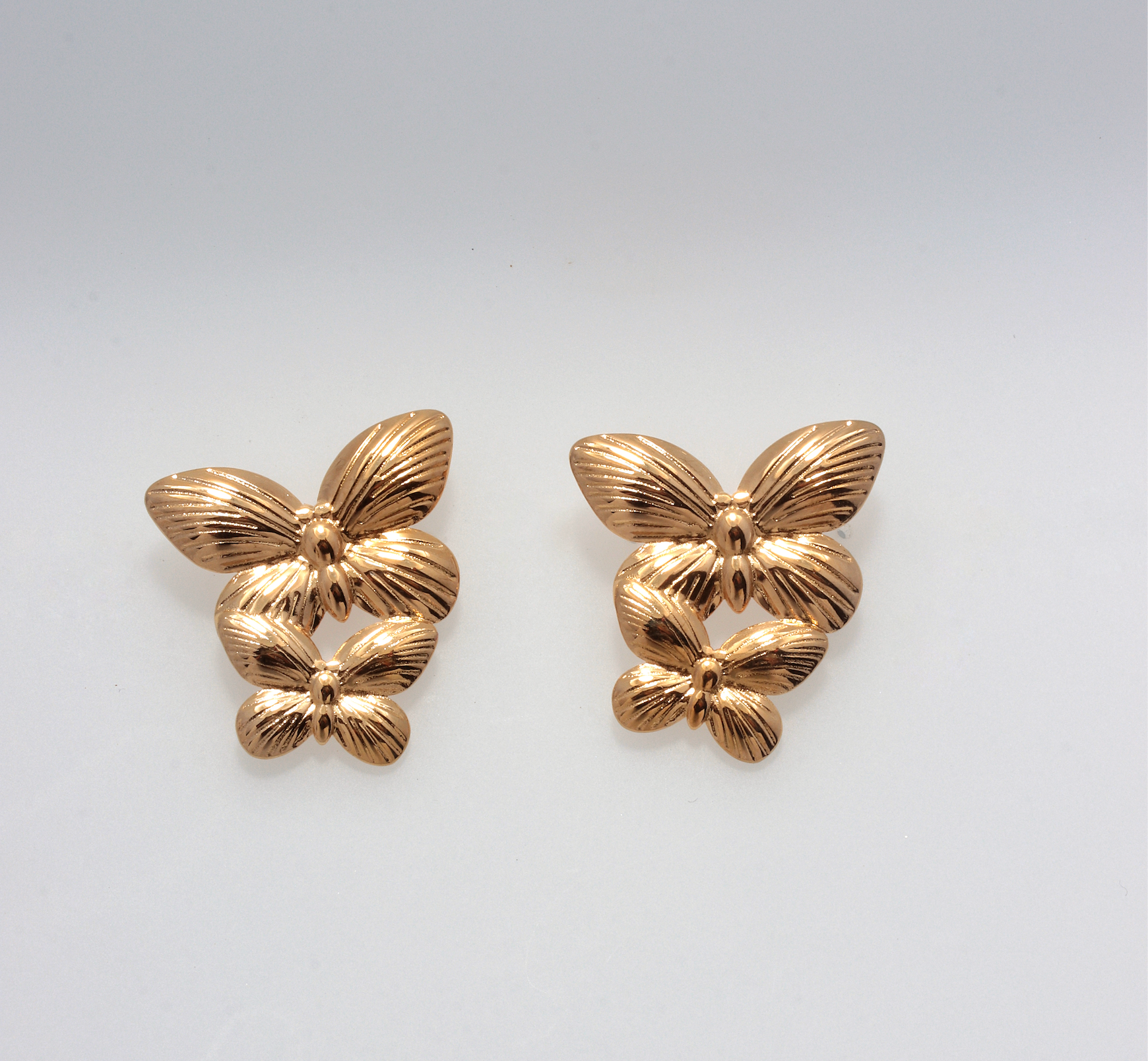 BUTTERFLIES GOLD  EARRINGS