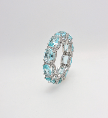 BEAUTY LIGHT BLUE RING