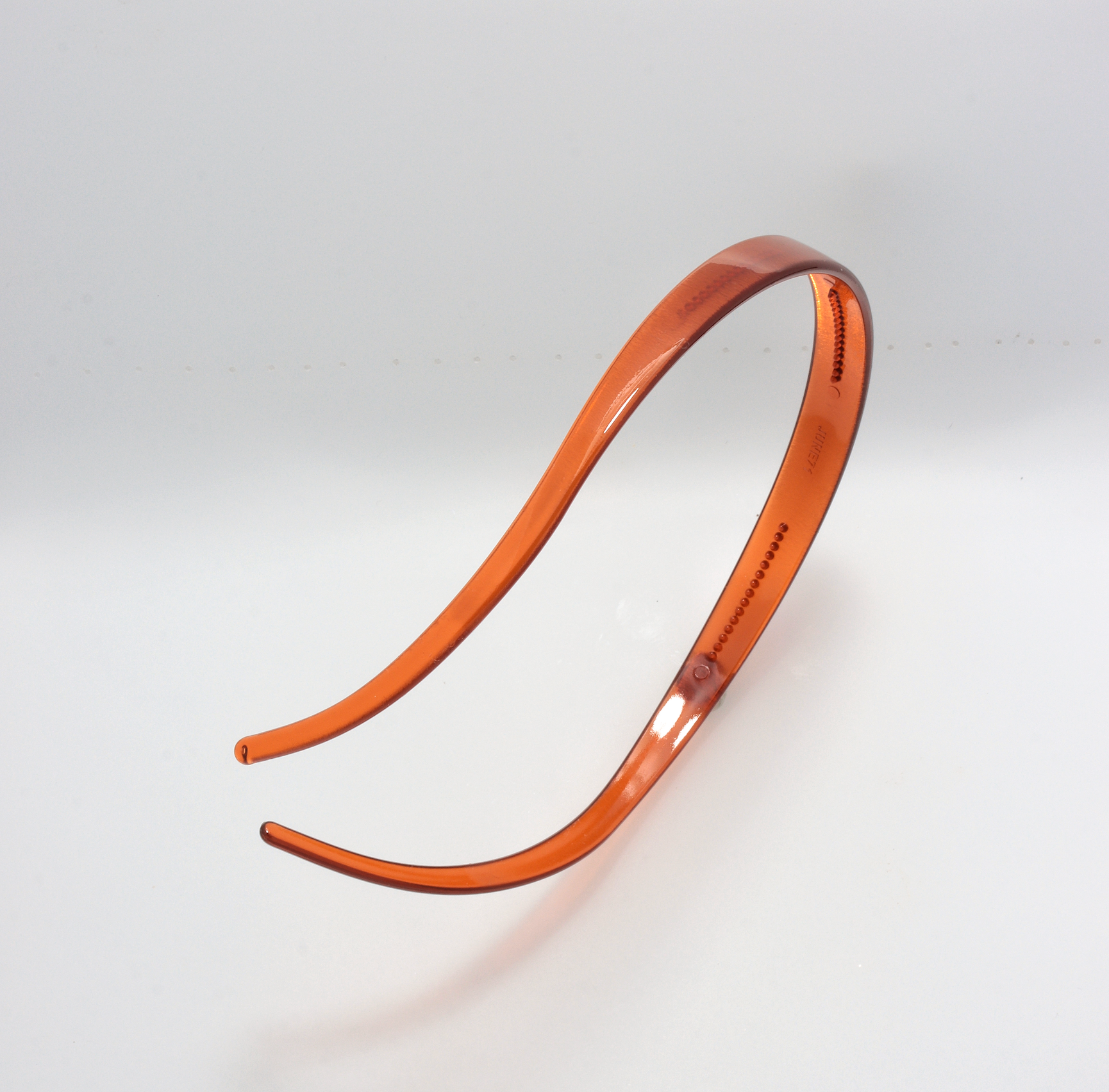 LIGHT ORANGE PLASTIC HEADBAND