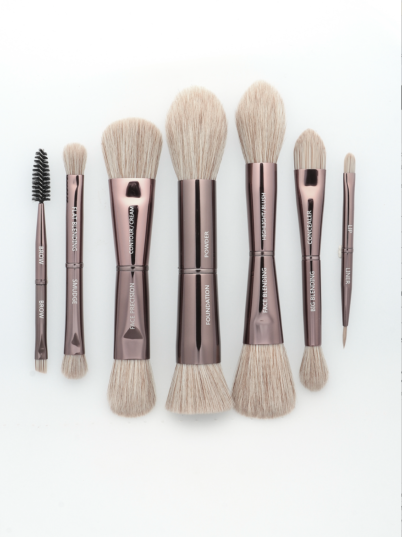 LUXE VOYAGE DUAL ENDED TRAVEL KIT BRUSHES BY ANITA BRAND