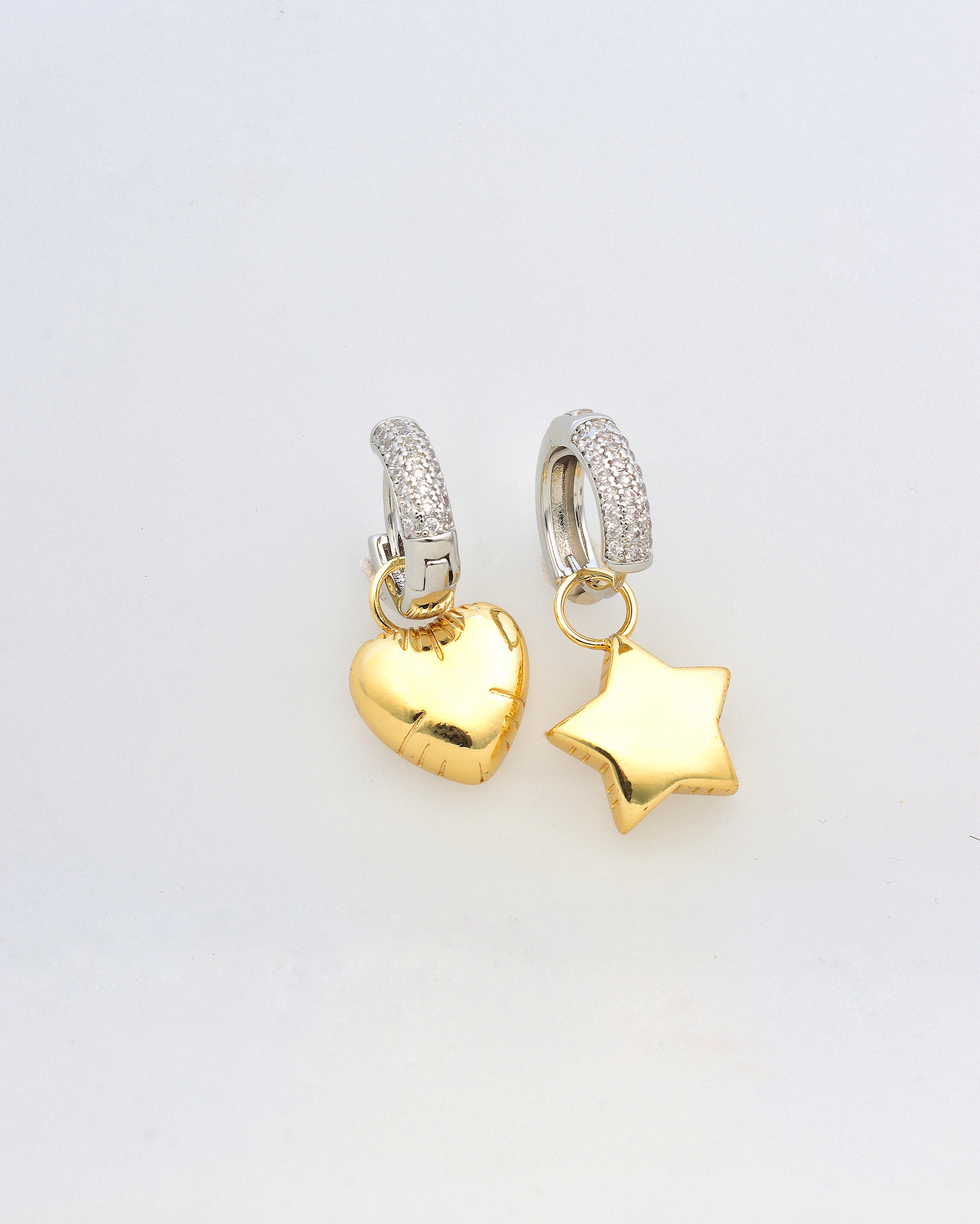 HEART AND STAR EARRINGS