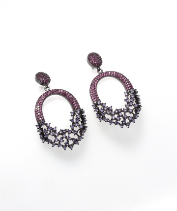 RACHEL PURPLE EARRINGS