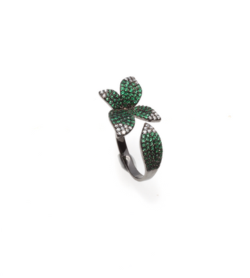 ERATO FLOWER GREEN RING