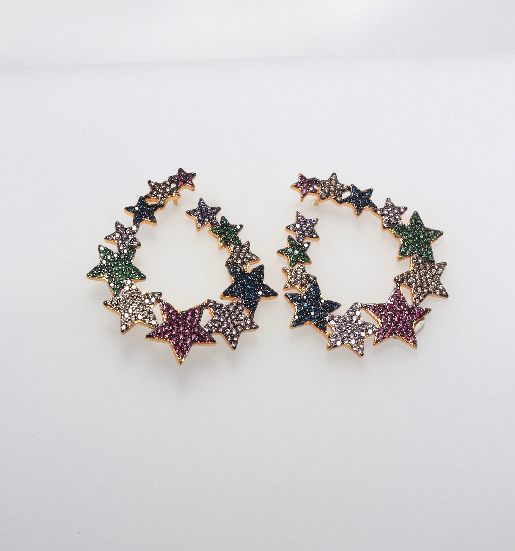 COLORFUL STAR EARRINGS