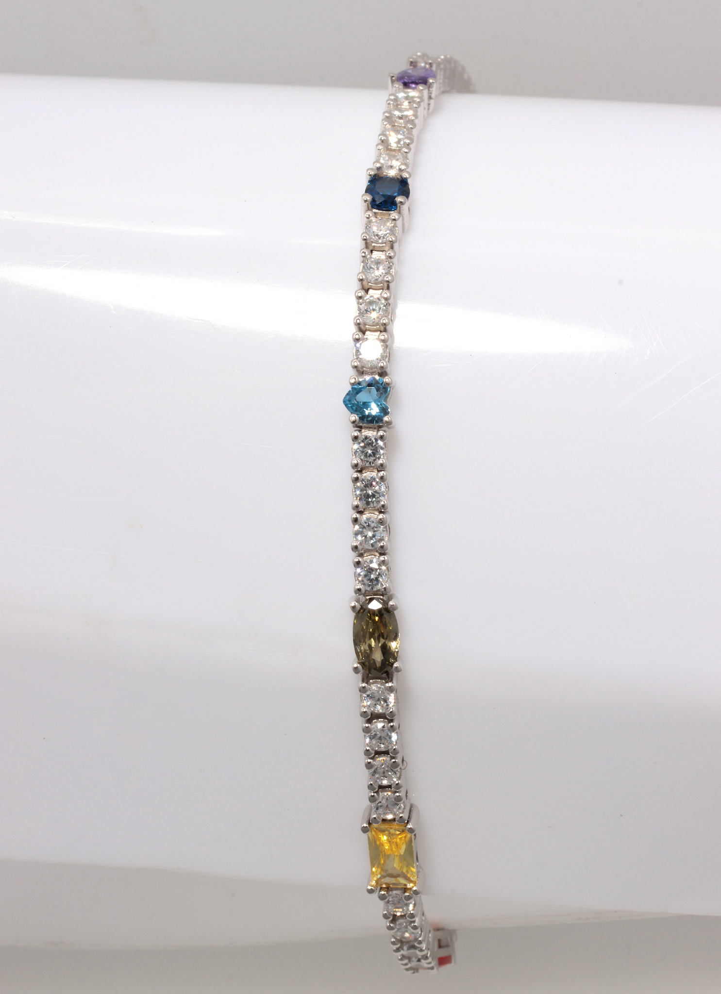 COLORFUL RIVIERA 925 SILVER BRACELET BY ANITA BRAND