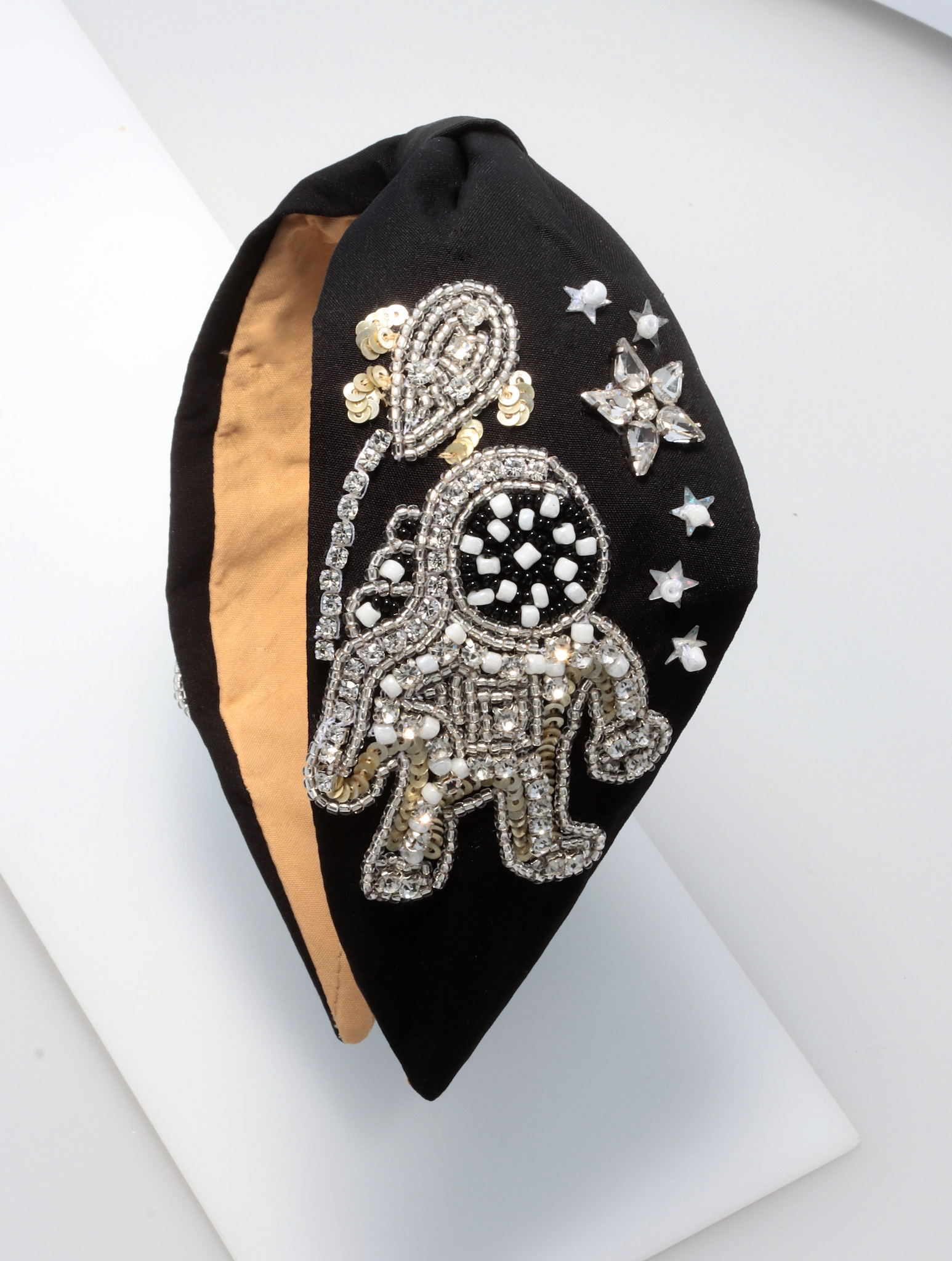 NOON HANDMADE HEADBAND ASTRONAUT BLACK