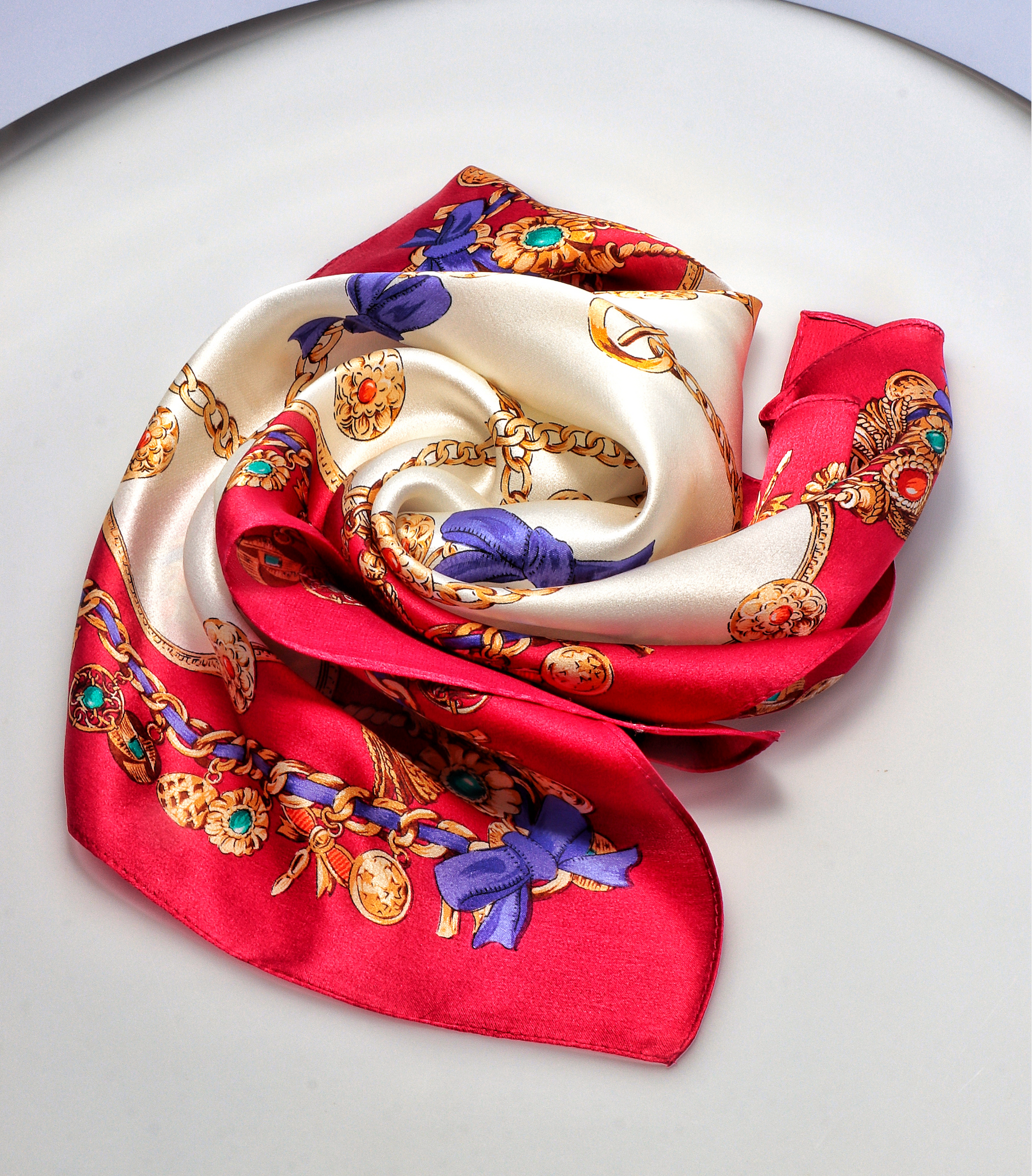 LUXURY 100% SILK SCARF FROM PARIS (no2)