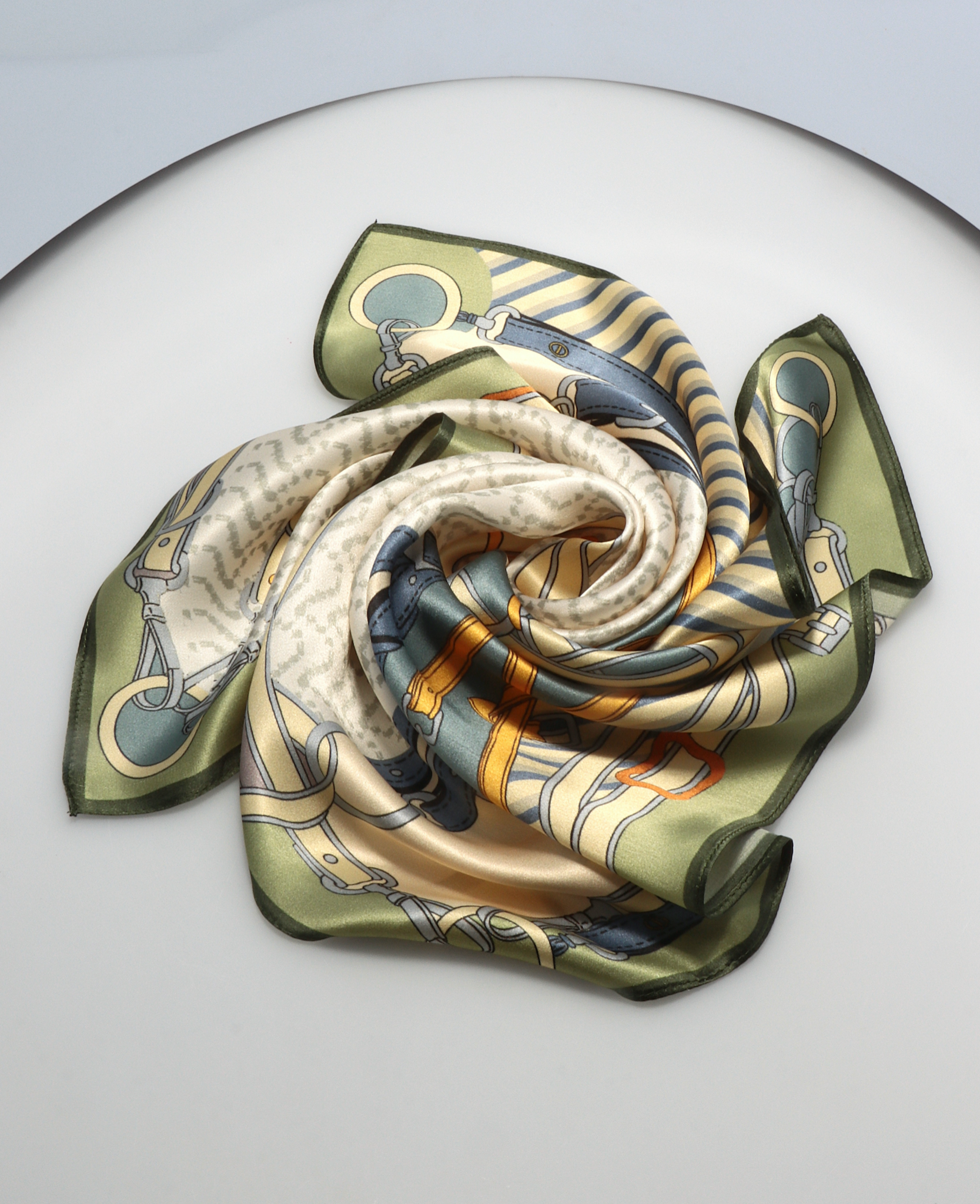 LUXURY 100% SILK SCARF FROM PARIS (no5)