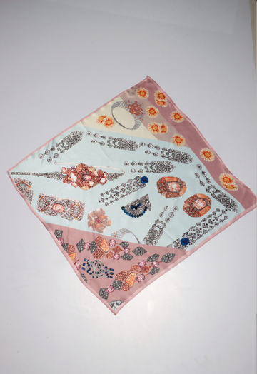 LUXURY 100% SILK SCARF FROM PARIS (no8)