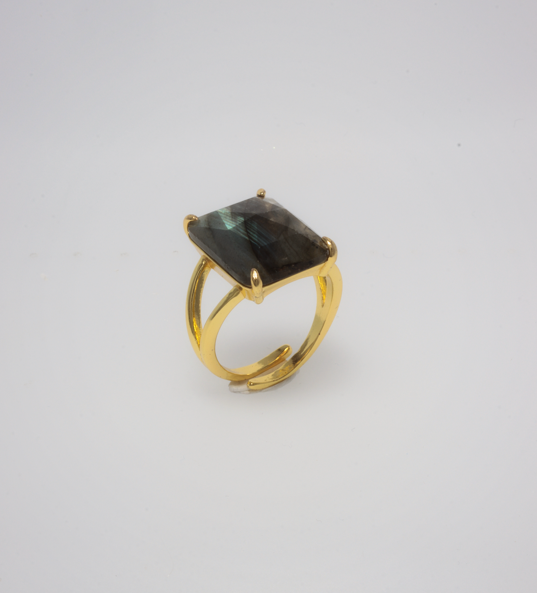 LABRADORITE  NATURAL STONE RING
