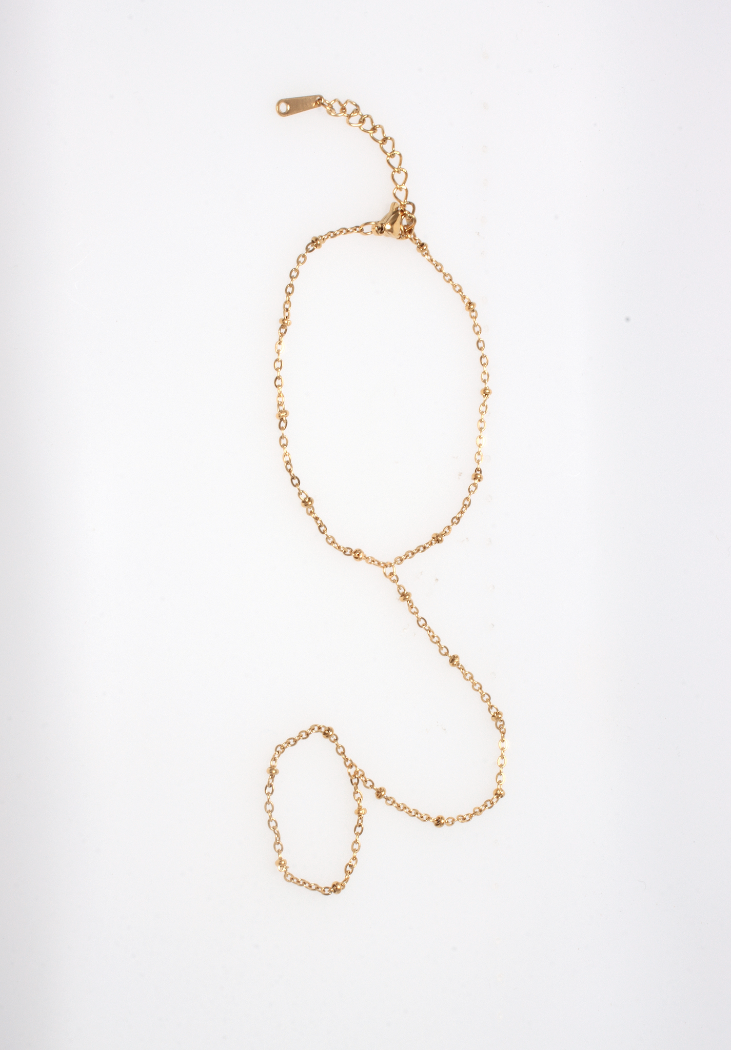 BRACELET WITH RING GOLD