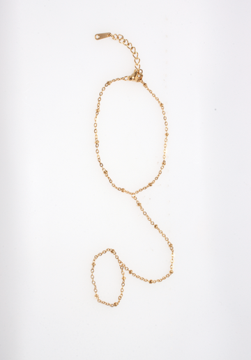 BRACELET WITH RING GOLD