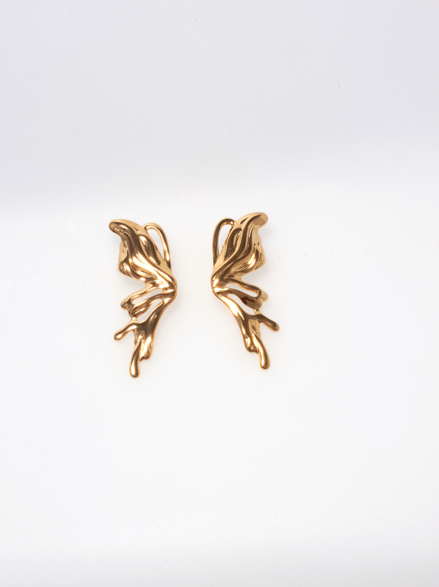 GOLD WING EARRINGS
