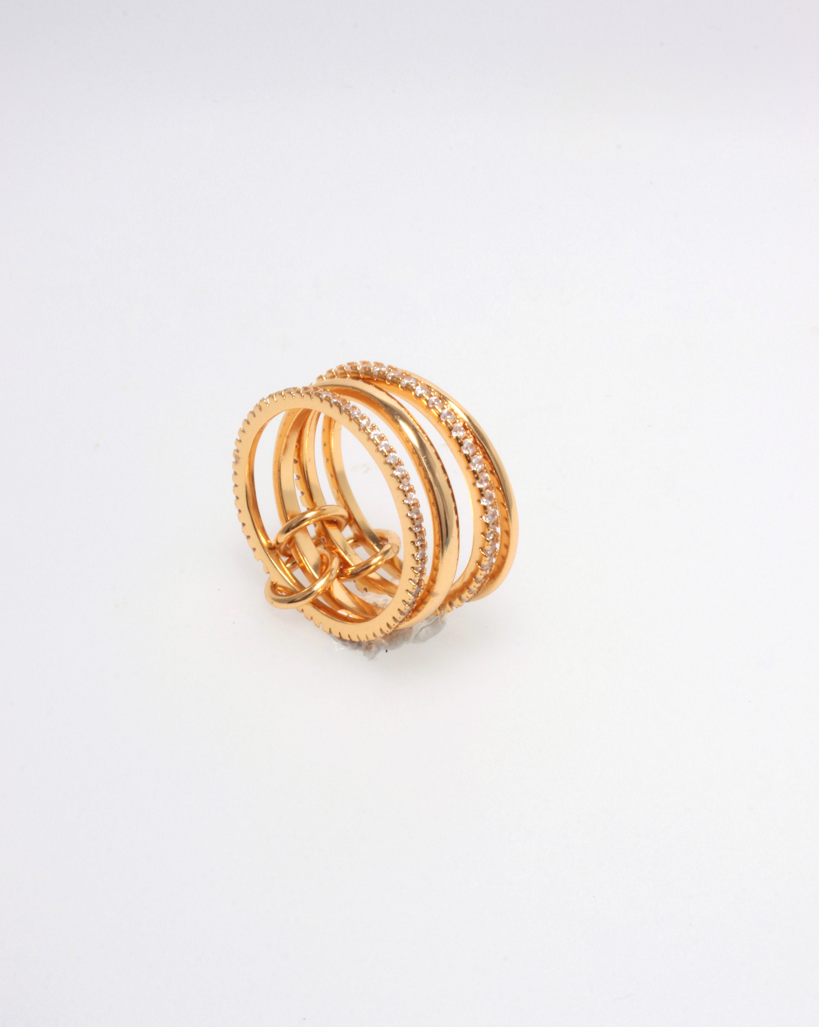 GOLD WHITE RING