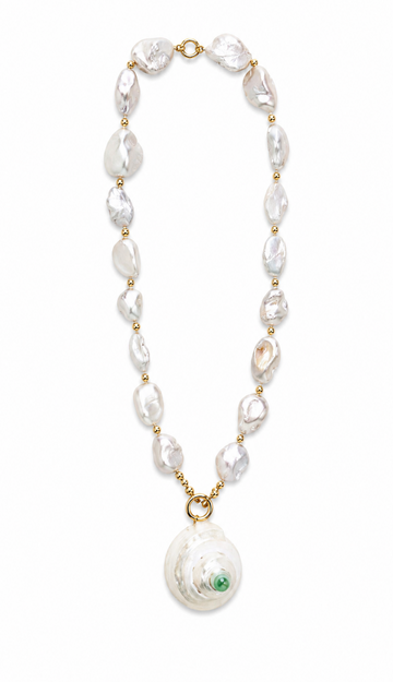 WHITE SHELL NECKLACE