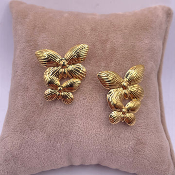 BUTTERFLIES GOLD  EARRINGS