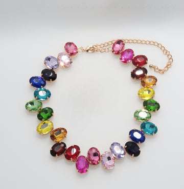 COLORFUL CRYSTAL NECKLACE