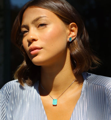MOLLY  TURQUOISE 925 EARRING by Anita Brand