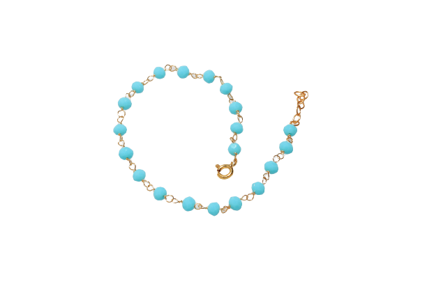 ROSARY TURQUOISE 925 SILVER BRACELET