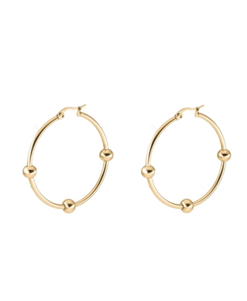 NESIM GOLD HOOP (small size)